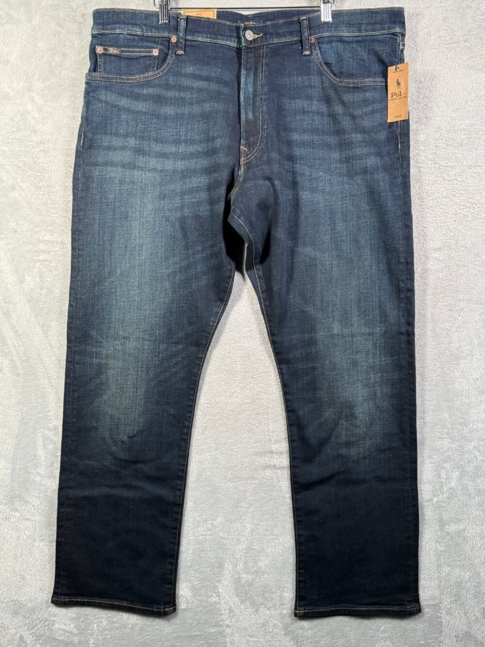 Polo Ralph Lauren Jeans Mens 40x32 Blue Hampton Relaxed Straight Denim $125